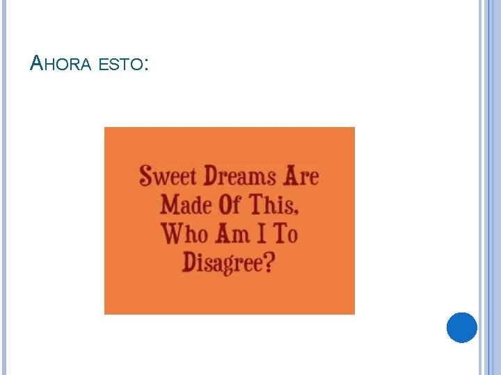 AHORA ESTO: AHORA ESTO: