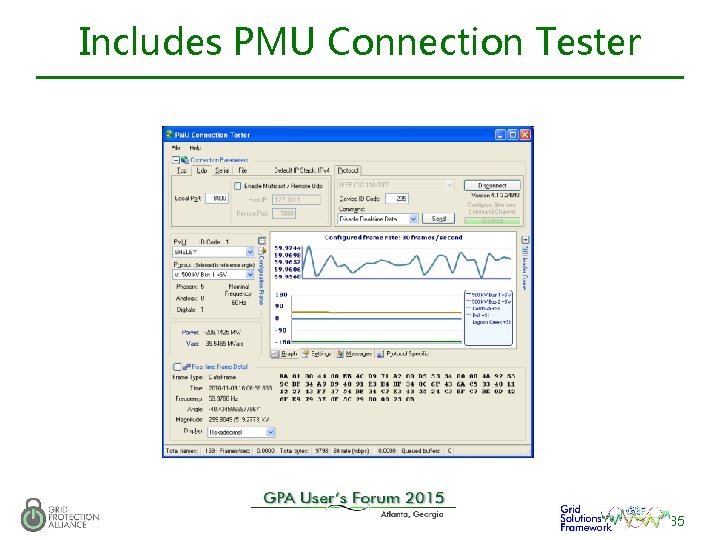 Includes PMU Connection Tester 35 