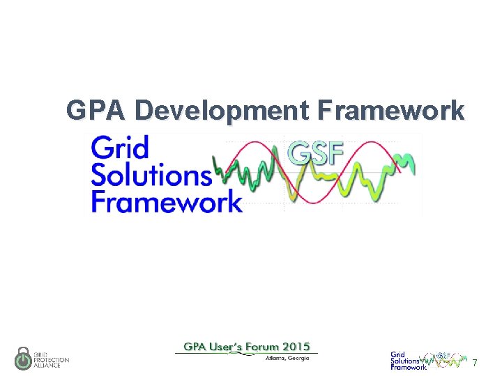 GPA Development Framework 7 
