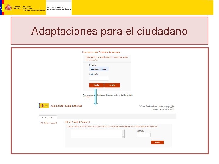 Adaptaciones para el ciudadano 