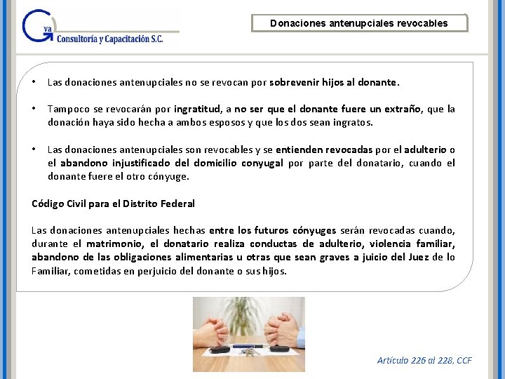 Donaciones antenupciales revocables • Las donaciones antenupciales no se revocan por sobrevenir hijos al Donaciones antenupciales revocables • Las donaciones antenupciales no se revocan por sobrevenir hijos al