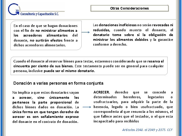 Otras Consideraciones En el caso de que se hagan donaciones con el fin de Otras Consideraciones En el caso de que se hagan donaciones con el fin de
