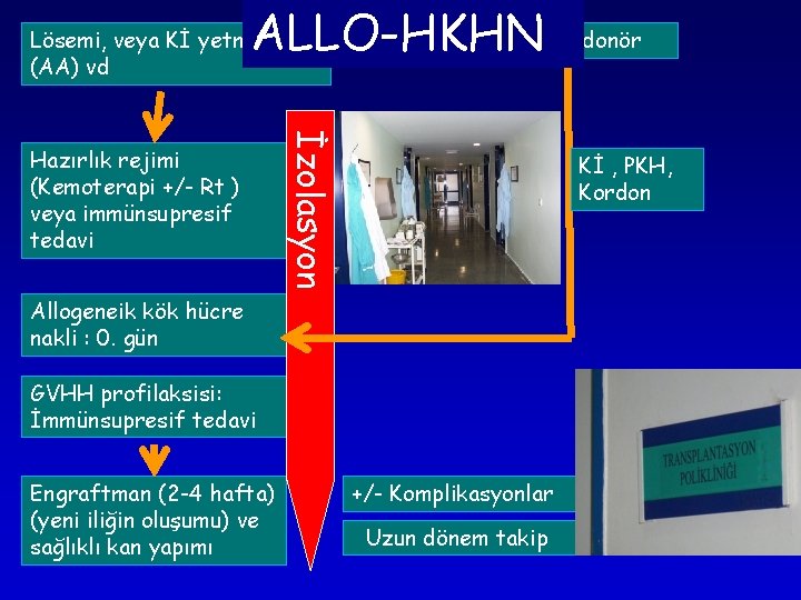 HLA uygun donör ALLO-HKHN Lösemi, veya Kİ yetmezliği (AA) vd İzolasyon Hazırlık rejimi (Kemoterapi HLA uygun donör ALLO-HKHN Lösemi, veya Kİ yetmezliği (AA) vd İzolasyon Hazırlık rejimi (Kemoterapi
