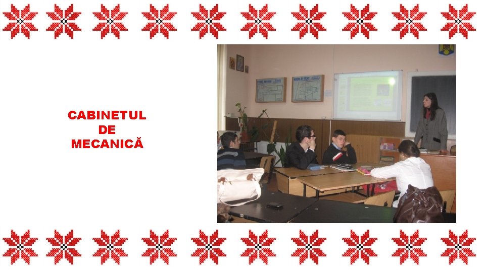 CABINETUL DE MECANICĂ 