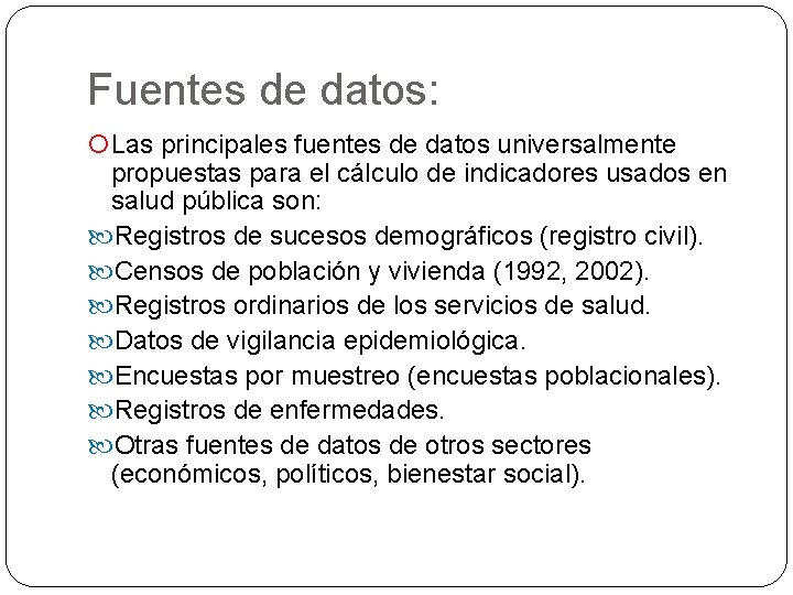 Fuentes de datos: ¡Las principales fuentes de datos universalmente propuestas para el cálculo de Fuentes de datos: ¡Las principales fuentes de datos universalmente propuestas para el cálculo de