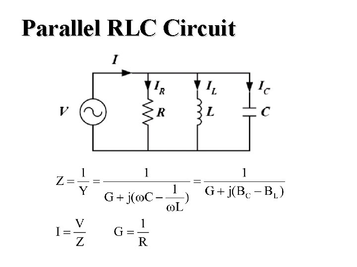 Parallel RLC Circuit 