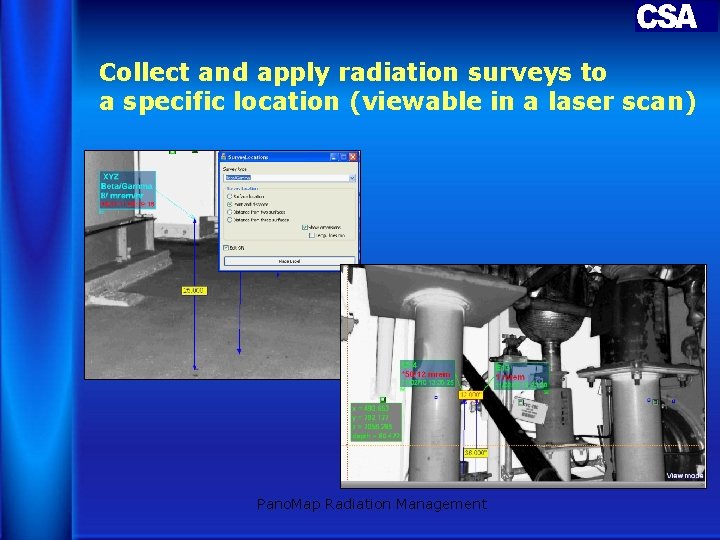 Pano Map Radiation Management Create Radiation Surveys Estimate