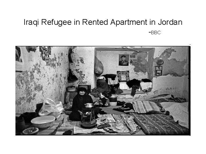 Iraqi Refugee in Rented Apartment in Jordan -BBC 