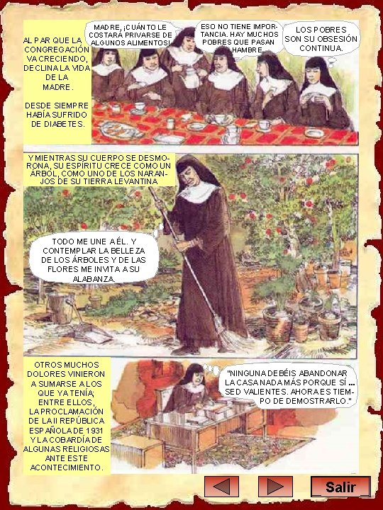 MADRE, ¡CUÁNTO LE COSTARÁ PRIVARSE DE AL PAR QUE LA ALGUNOS ALIMENTOS! CONGREGACIÓN VA