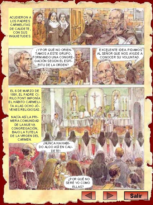 ACUDIERON A LOS PADRES CARMELITAS DE CAUDETE, CON SUS INQUIETUDES. ¡Y POR QUÉ NO