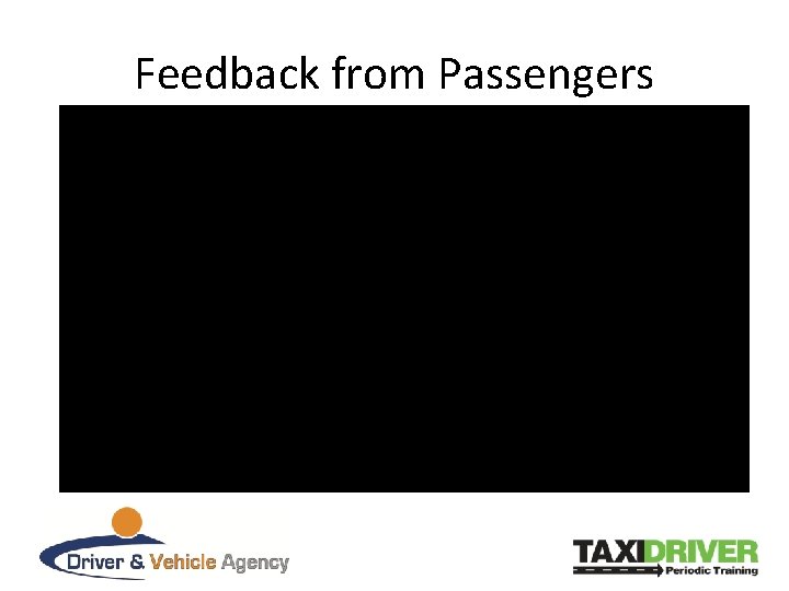 Feedback from Passengers 