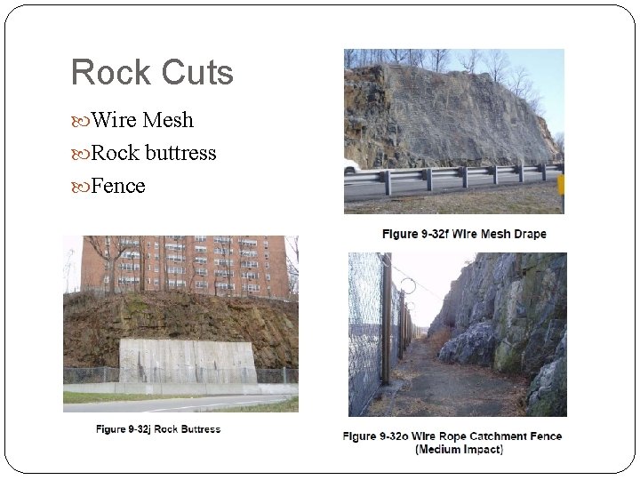 Rock Cuts Wire Mesh Rock buttress Fence 