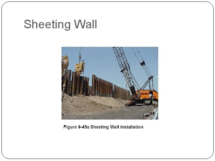 Sheeting Wall 