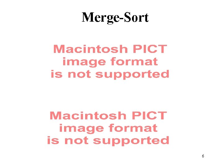 Merge-Sort 6 