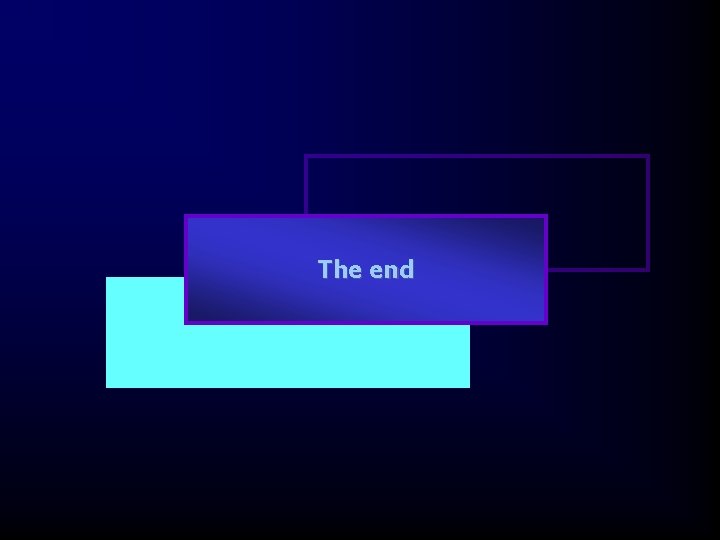 The end 