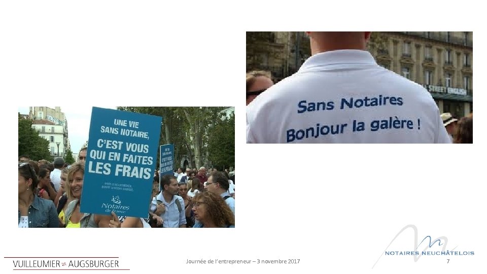 Journée de l’entrepreneur – 3 novembre 2017 7 