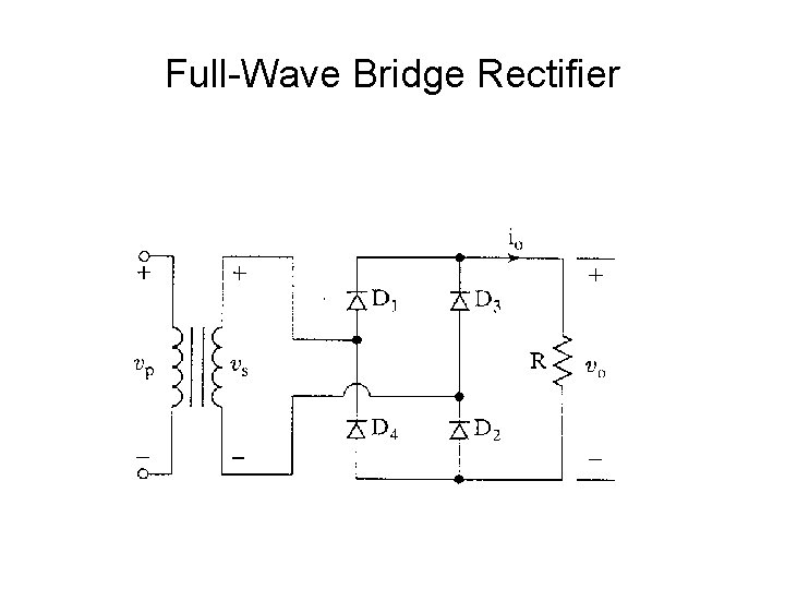 Full-Wave Bridge Rectifier 