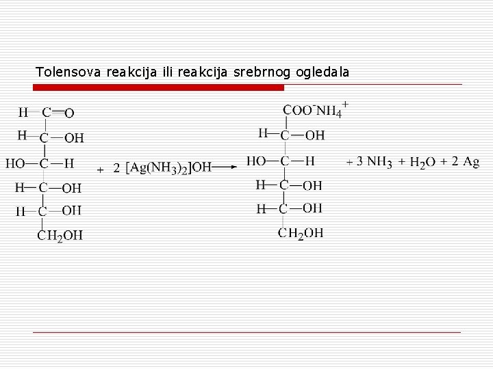 Tolensova reakcija ili reakcija srebrnog ogledala 