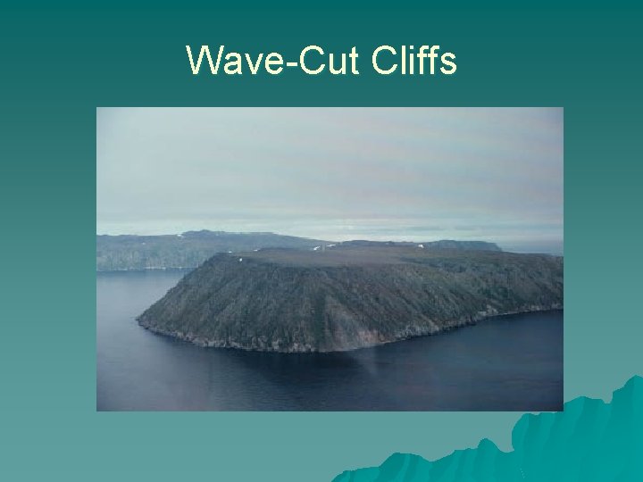 Wave-Cut Cliffs 
