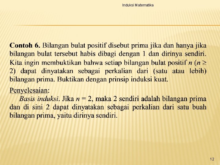 Induksi Matematika 12 