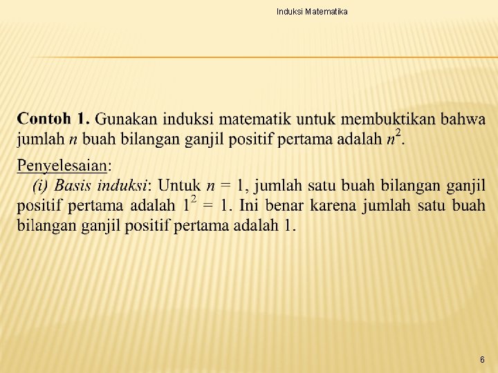 Induksi Matematika 6 