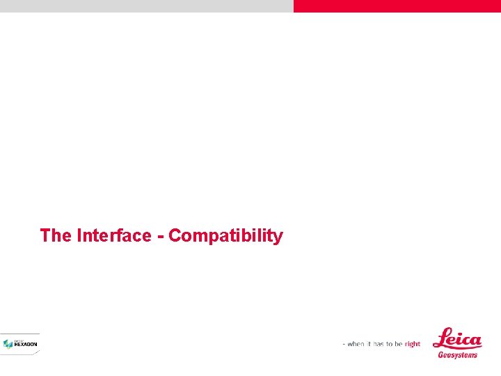 The Interface - Compatibility 