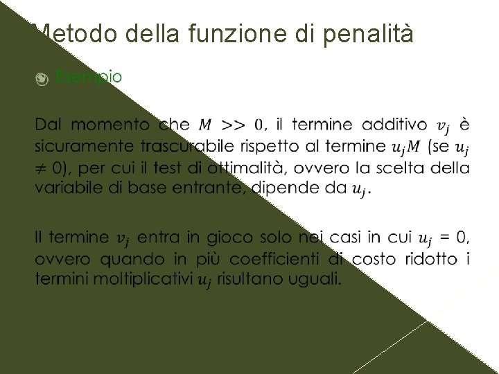 Metodo della funzione di penalità 