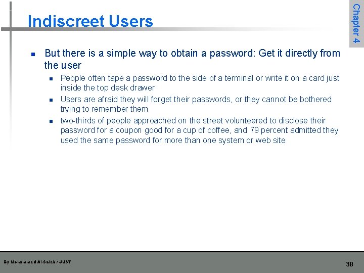n Chapter 4 Indiscreet Users But there is a simple way to obtain a n Chapter 4 Indiscreet Users But there is a simple way to obtain a
