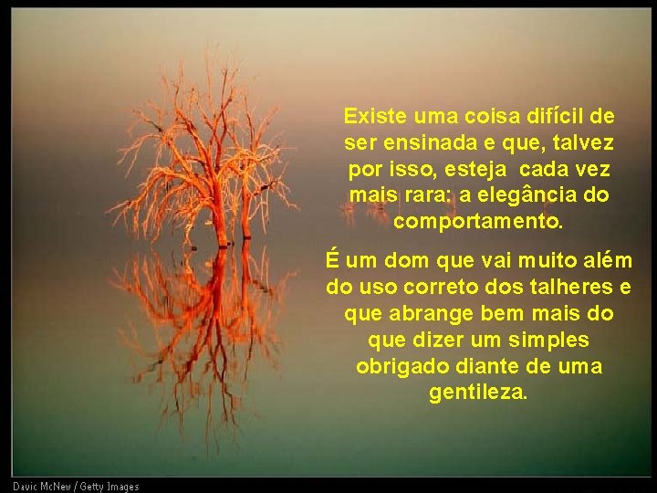 Existe uma coisa difícil de ser ensinada e que, talvez por isso, esteja cada Existe uma coisa difícil de ser ensinada e que, talvez por isso, esteja cada