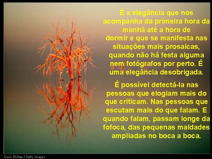 É a elegância que nos acompanha da primeira hora da manhã até a hora É a elegância que nos acompanha da primeira hora da manhã até a hora