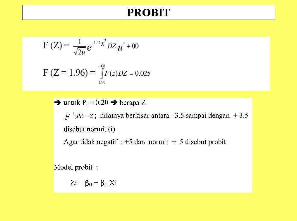 PROBIT 