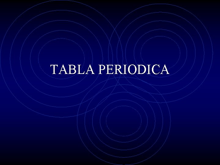 TABLA PERIODICA 