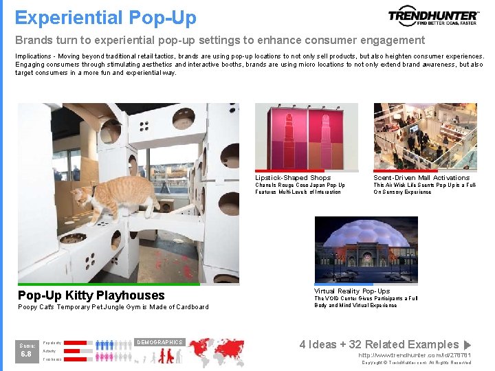 Experiential Pop-Up Brands turn to experiential pop-up settings to enhance consumer engagement Implications -