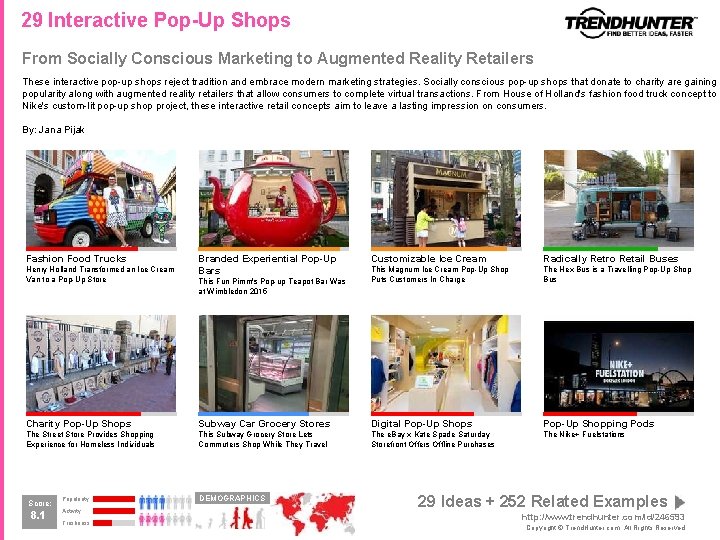 29 Interactive Pop-Up Shops From Socially Conscious Marketing to Augmented Reality Retailers These interactive