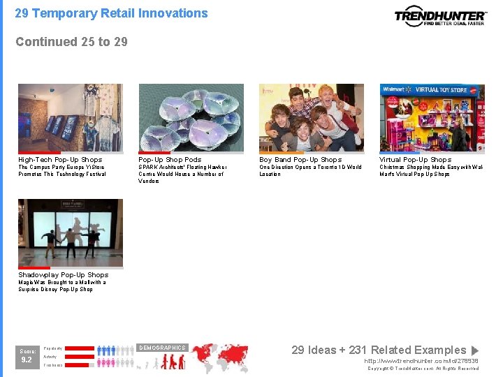 29 Temporary Retail Innovations Continued 25 to 29 High-Tech Pop-Up Shops Pop-Up Shop Pods