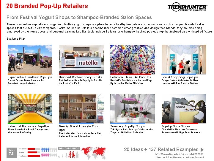 20 Branded Pop-Up Retailers From Festival Yogurt Shops to Shampoo-Branded Salon Spaces These branded