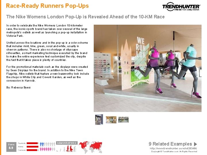 Race-Ready Runners Pop-Ups The Nike Womens London Pop-Up is Revealed Ahead of the 10