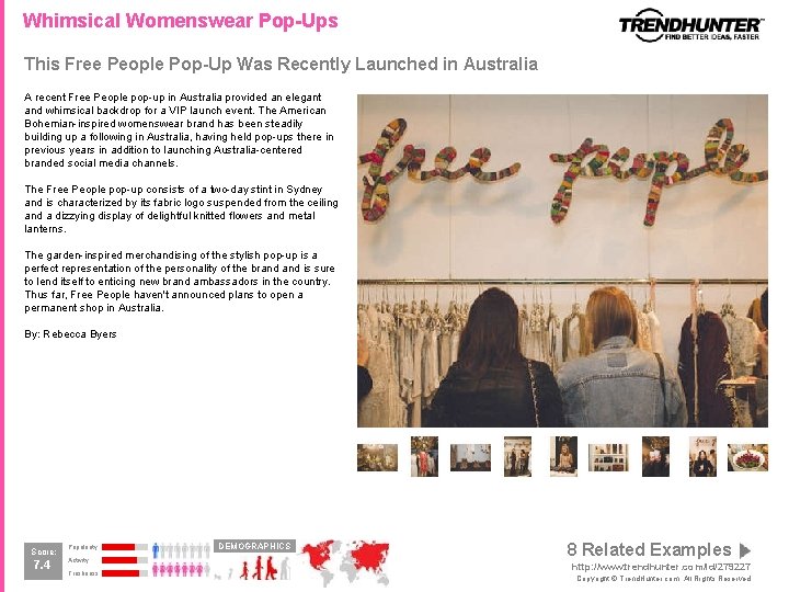 Whimsical Womenswear Pop-Ups This Free People Pop-Up Was Recently Launched in Australia A recent