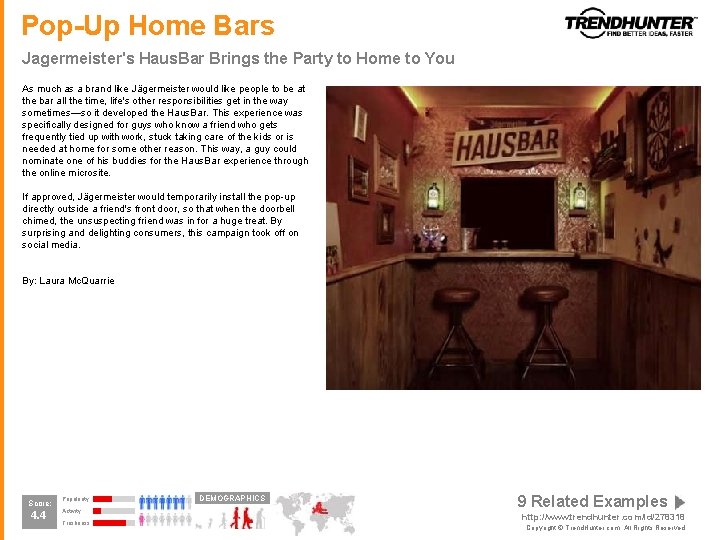 Pop-Up Home Bars Jagermeister's Haus. Bar Brings the Party to Home to You As