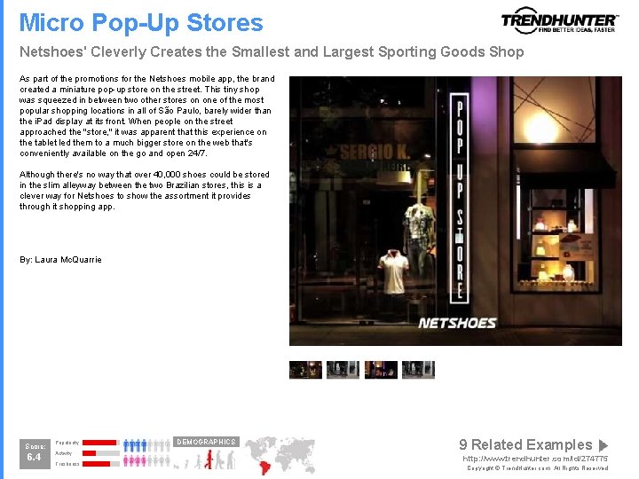 Micro Pop-Up Stores Netshoes' Cleverly Creates the Smallest and Largest Sporting Goods Shop As