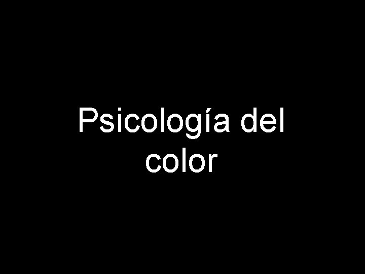 Psicología del color 