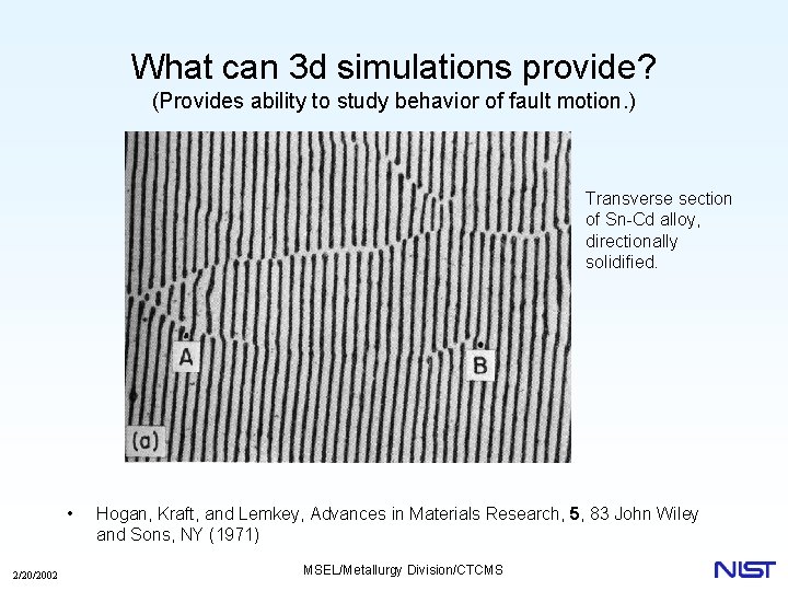 What can 3 d simulations provide? (Provides ability to study behavior of fault motion.