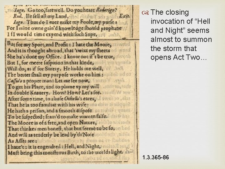 The closing invocation of “Hell and Night” seems almost to summon the storm The closing invocation of “Hell and Night” seems almost to summon the storm
