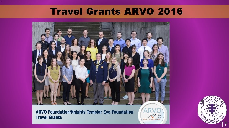 Travel Grants ARVO 2016 17 