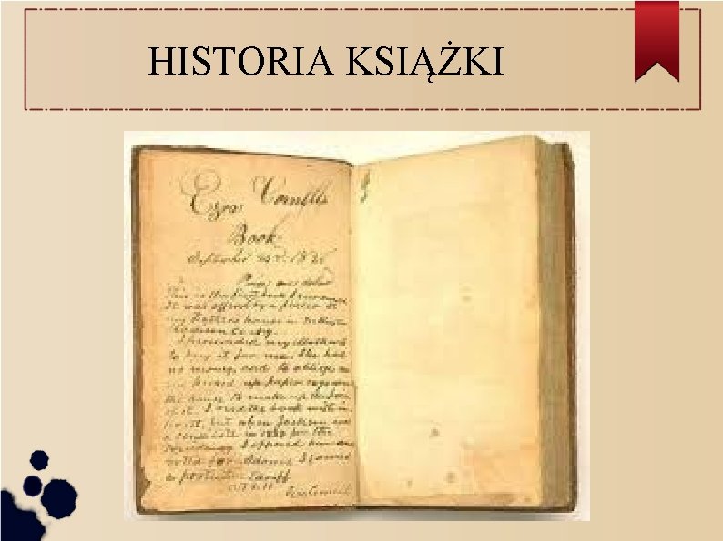 HISTORIA KSIĄŻKI 