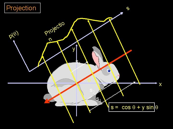 Projection ) q ( p s o Pr n tio c je y s