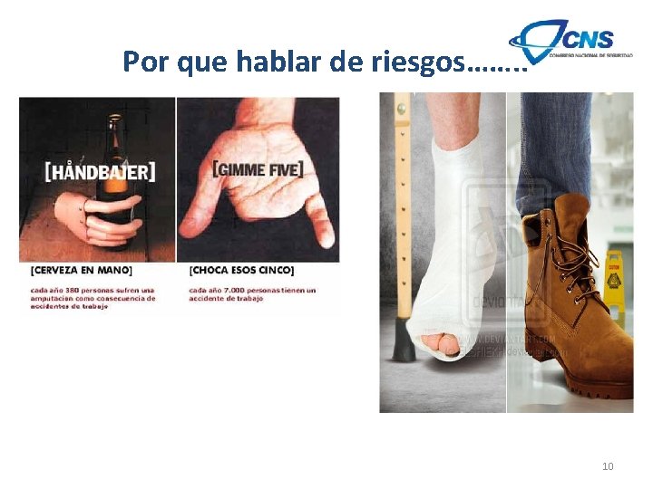 Por que hablar de riesgos……. . 10 
