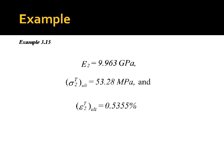 Example 3. 15 