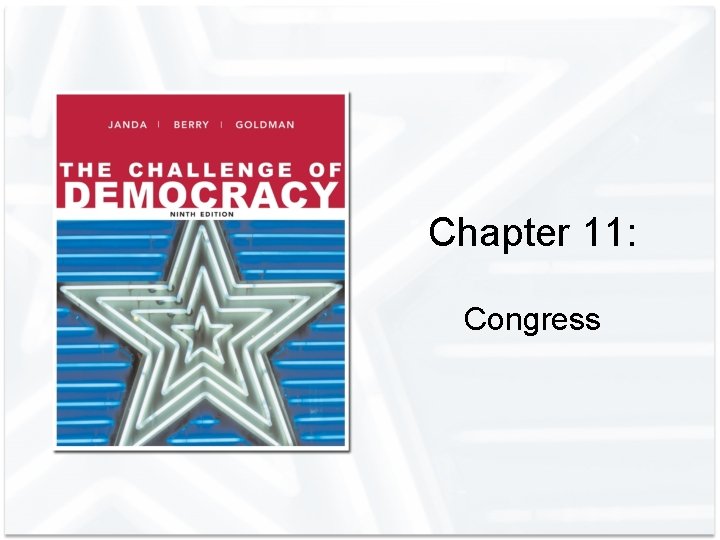 Chapter 11: Congress 