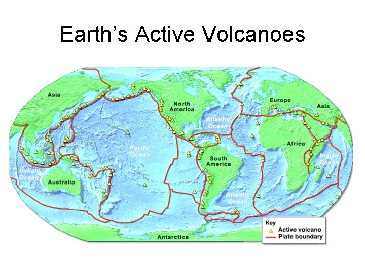 Earth’s Active Volcanoes 